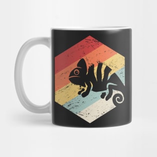 Retro Vintage Chameleon Lizard Icon Mug